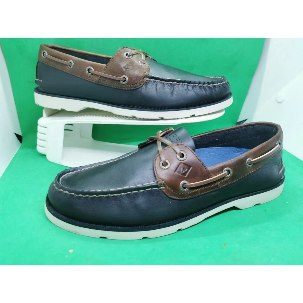 Sperry Top Sider A/O 2-Eye Boat Shoes Men Deck Shoes Sailing Shoes Size 7 M